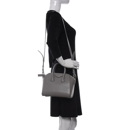 Givenchy Sugar Goatskin Mini Antigona Pearl Grey 2 of 12