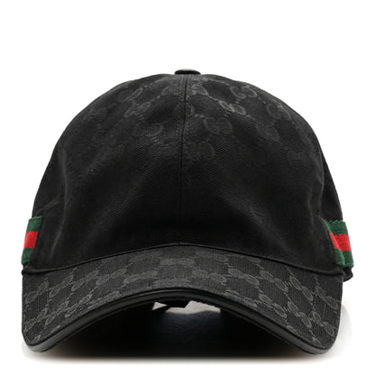 Gucci Monogram Web Baseball Hat M Black 3 of 9