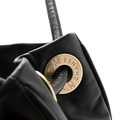 Chanel Lambskin Camellia Tote Black 12 of 12