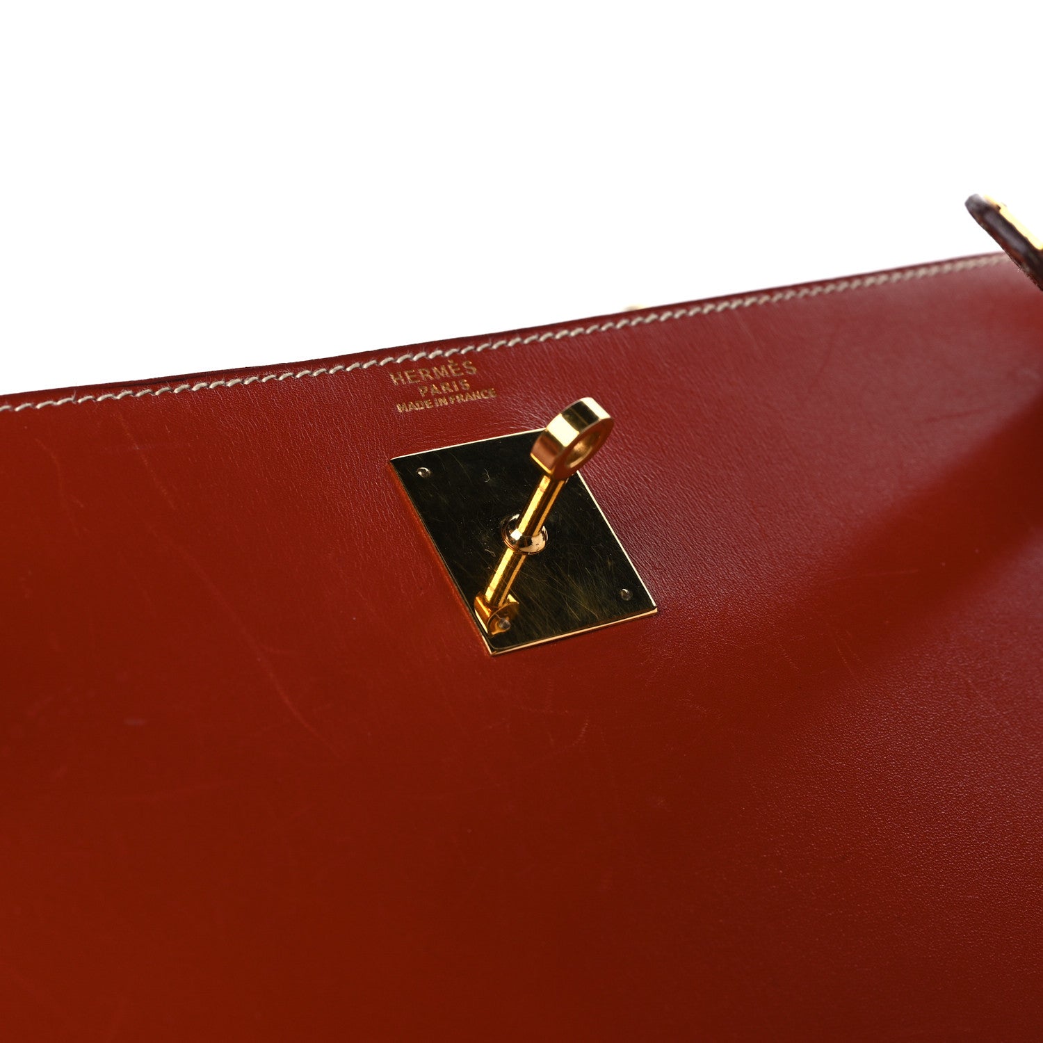 Hermes Box Kelly Sellier 32 Brique 14 of 18