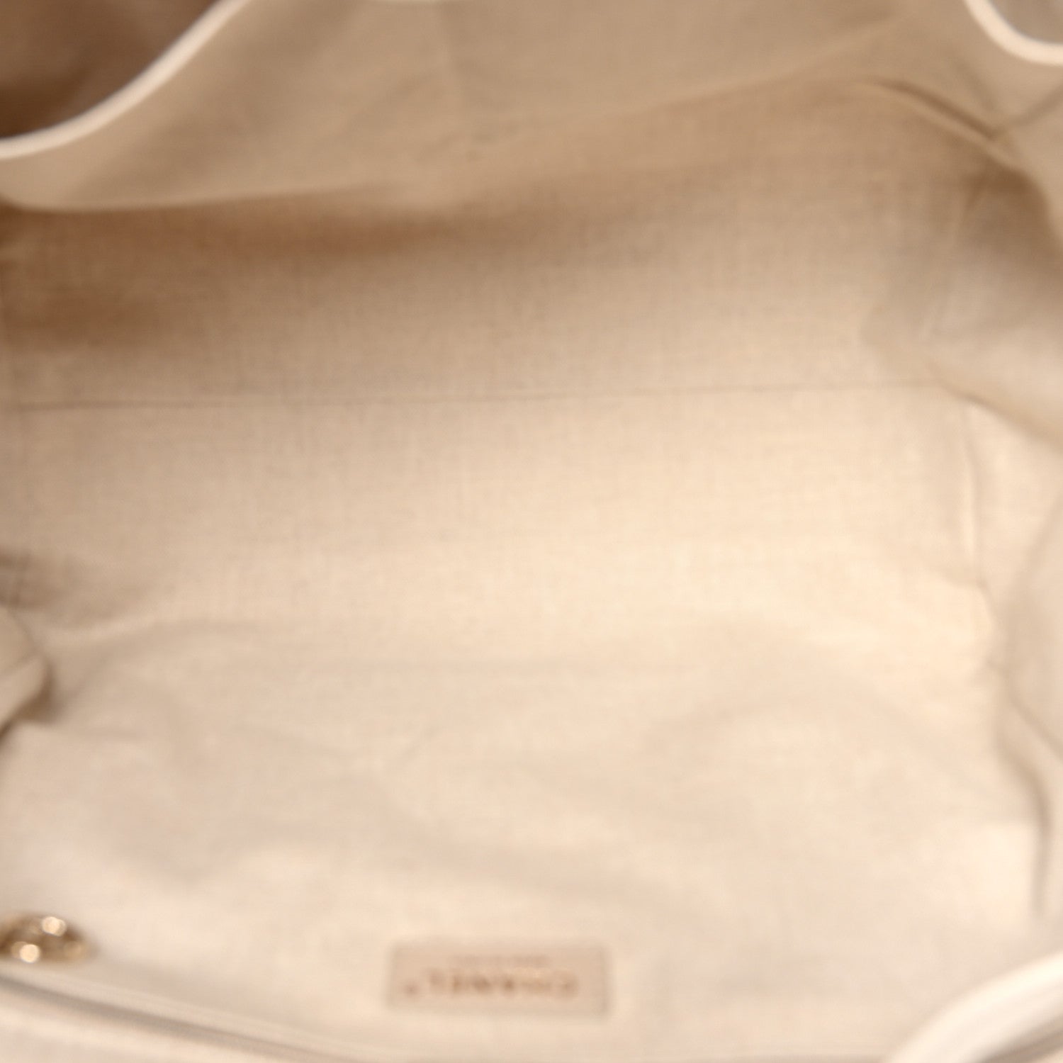 Chanel Mixed Fibers Calfskin Medium Deauville Tote Beige White 5 of 10