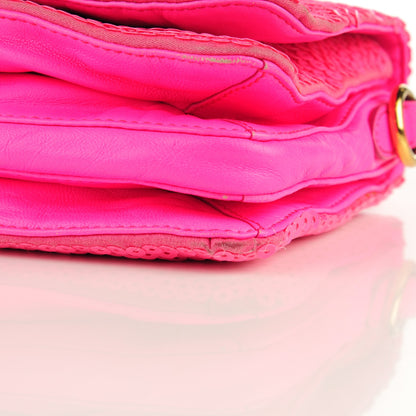 Miu Miu Sequined Crossbody Bag Pink 12 of 13