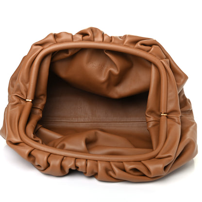 Bottega Veneta Smooth Butter Calf The Pouch Oversized Clutch Cammello 5 of 8
