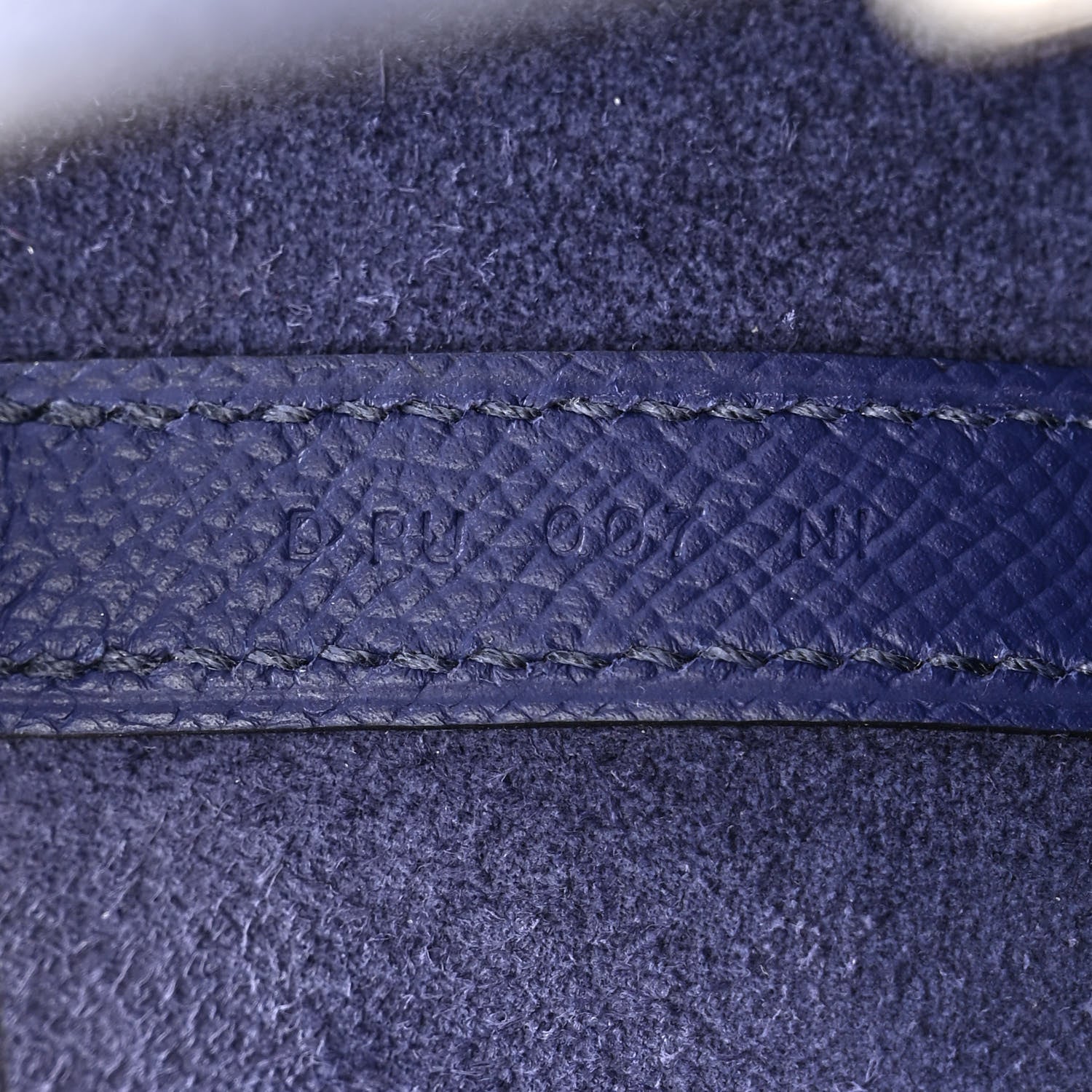 Hermes Epsom Tressage De Cuir Picotin Lock 18 PM Bleu Encre Brique Black 7 of 10