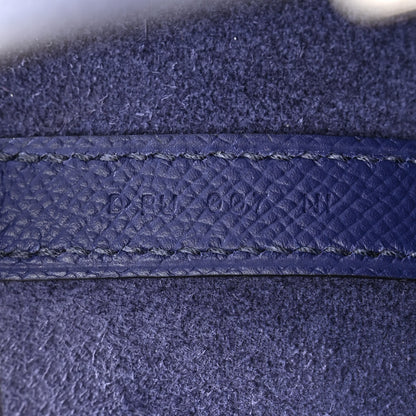 Hermes Epsom Tressage De Cuir Picotin Lock 18 PM Bleu Encre Brique Black 7 of 10