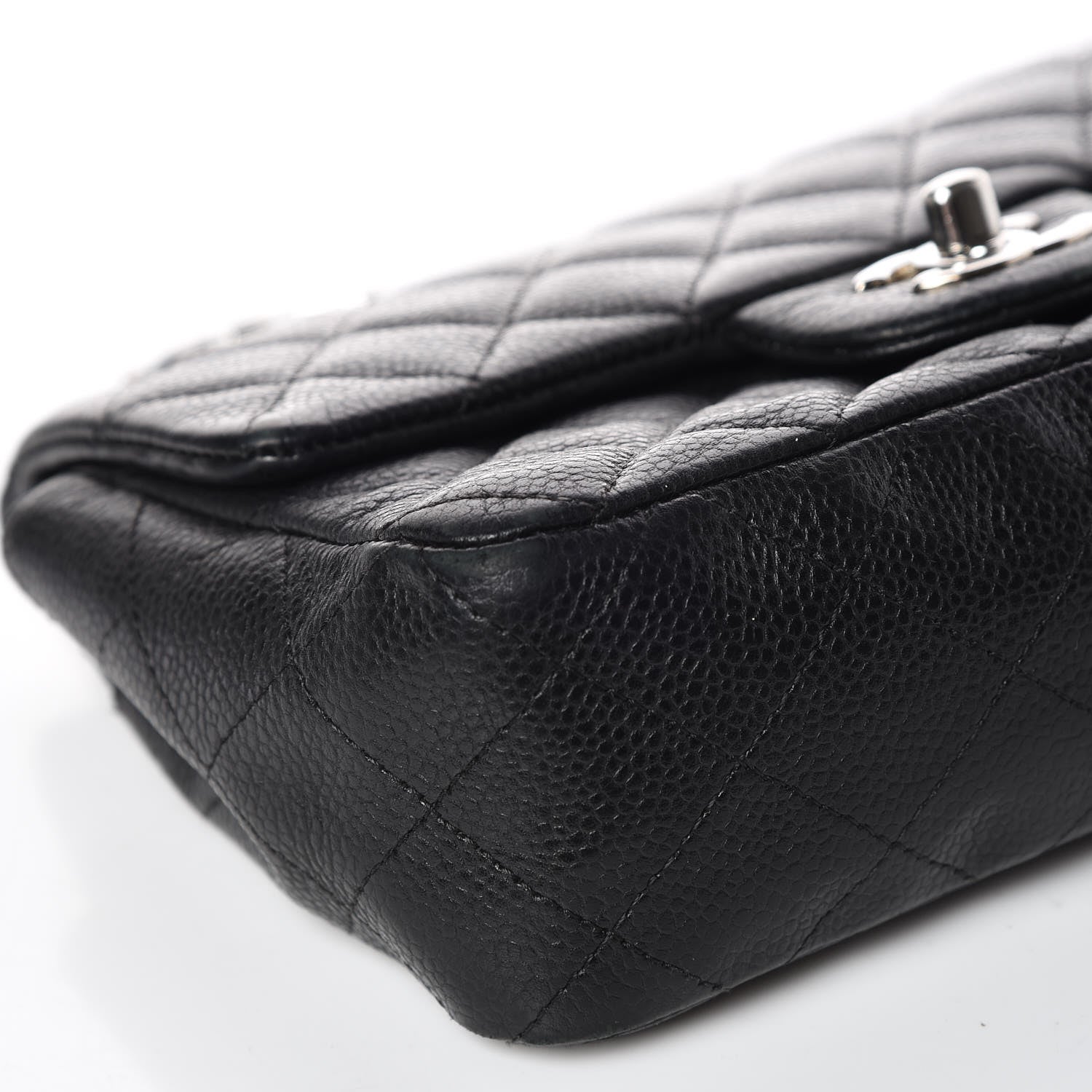 Chanel Caviar Quilted Mini Rectangular Flap Black 9 of 20