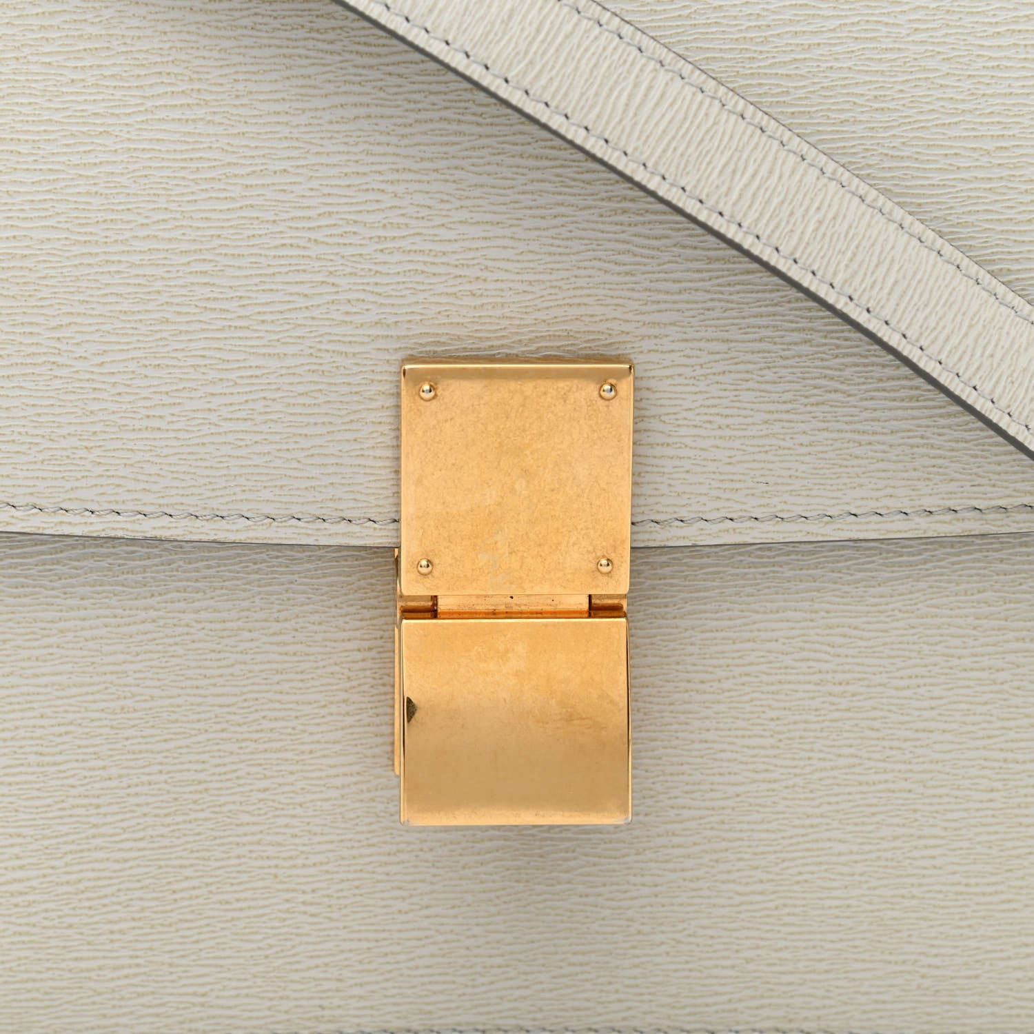 Celine Liege Calfskin Medium Classic Box Flap Bag Pale Grey 8 of 12