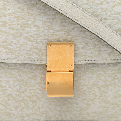 Celine Liege Calfskin Medium Classic Box Flap Bag Pale Grey 8 of 12