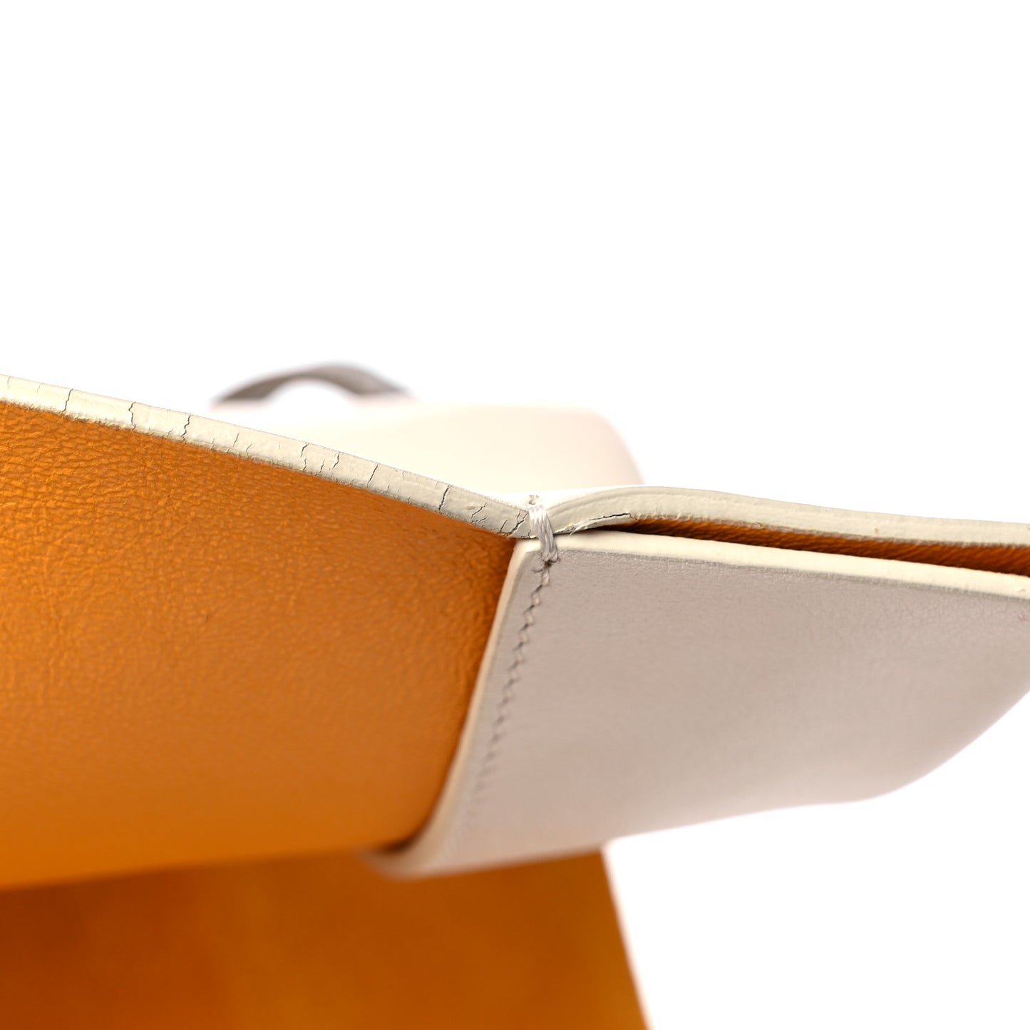 Smooth Calfskin Tri-Color All Soft Shoulder Bag White