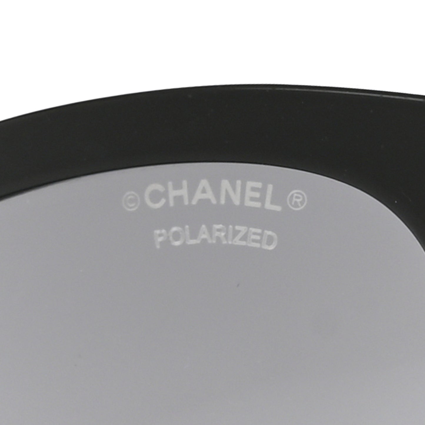 Acetate Pantos Logo Polarized Sunglasses 5458 Black