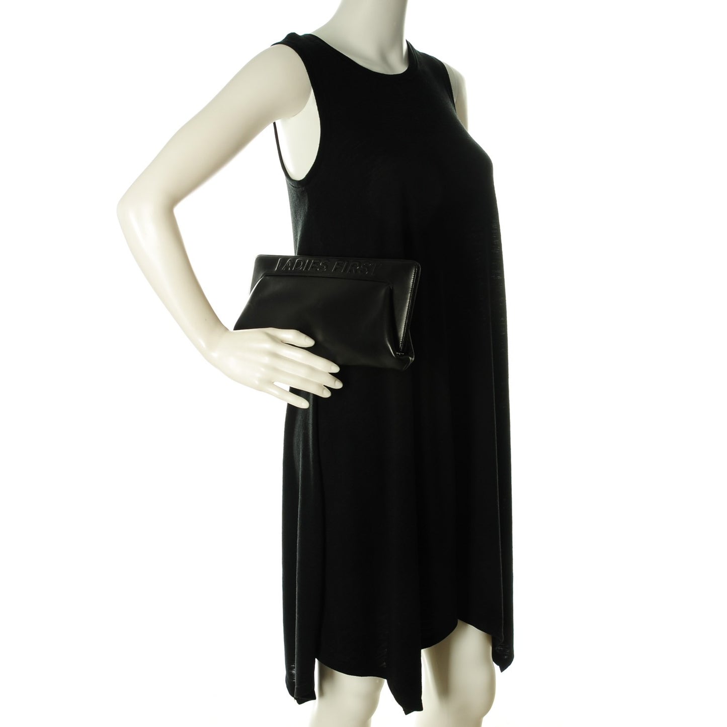 Lambskin 5x5=CC Clutch Black