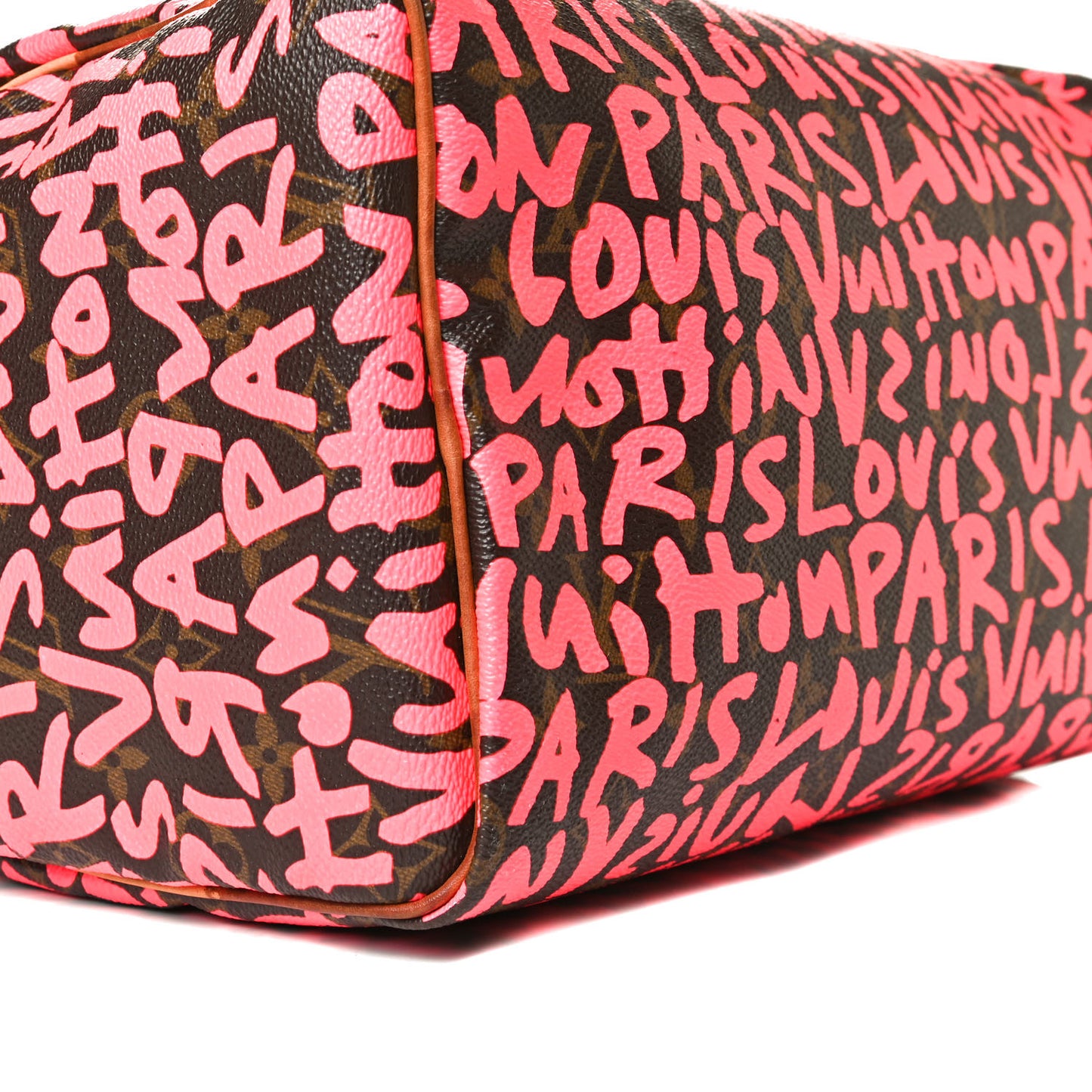 Monogram Graffiti Speedy 30 Fuchsia