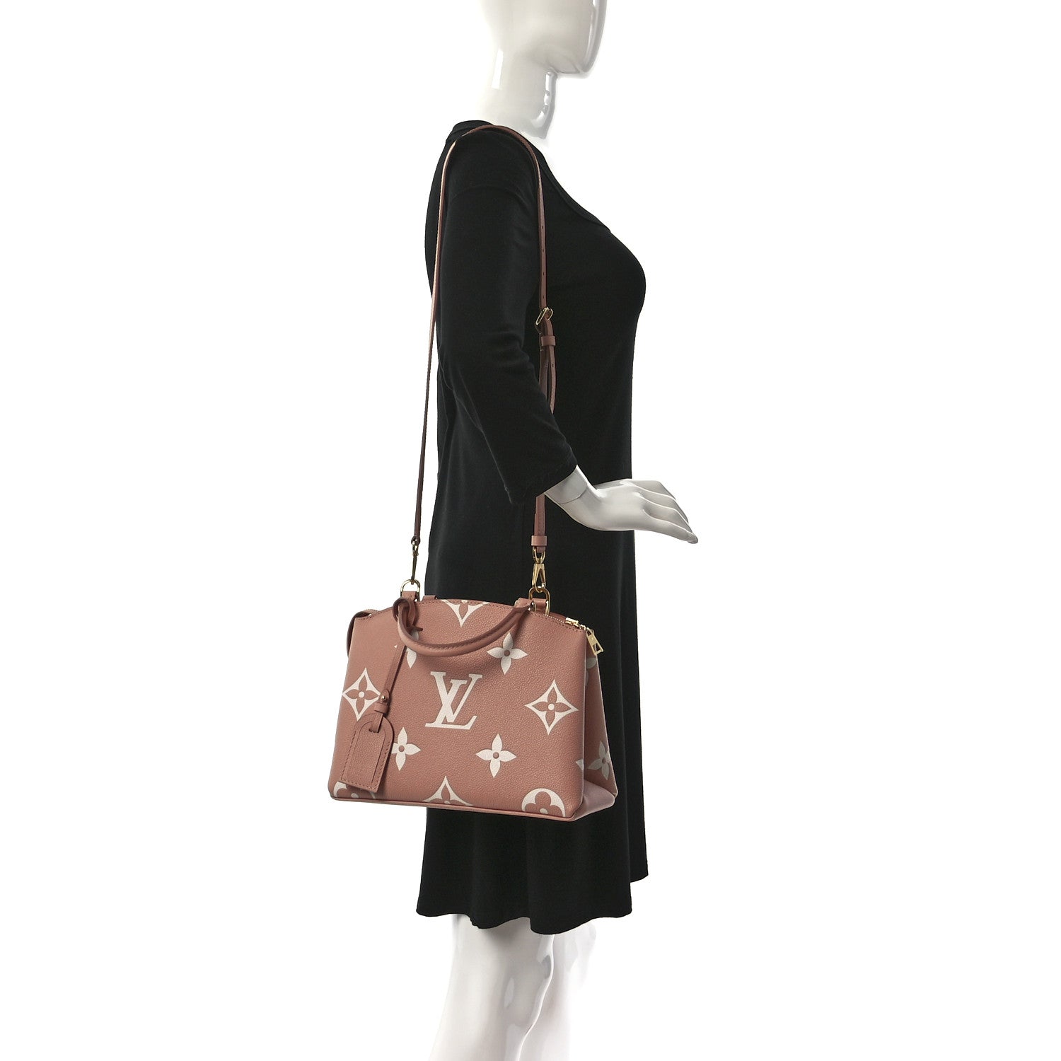 Louis Vuitton Empreinte Monogram Giant Petit Palais Rose Trianon Creme 2 of 8