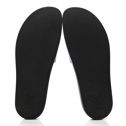 Louis Vuitton Rubber Monogram Mens Waterfront Mules 11 Macassar 5 of 8