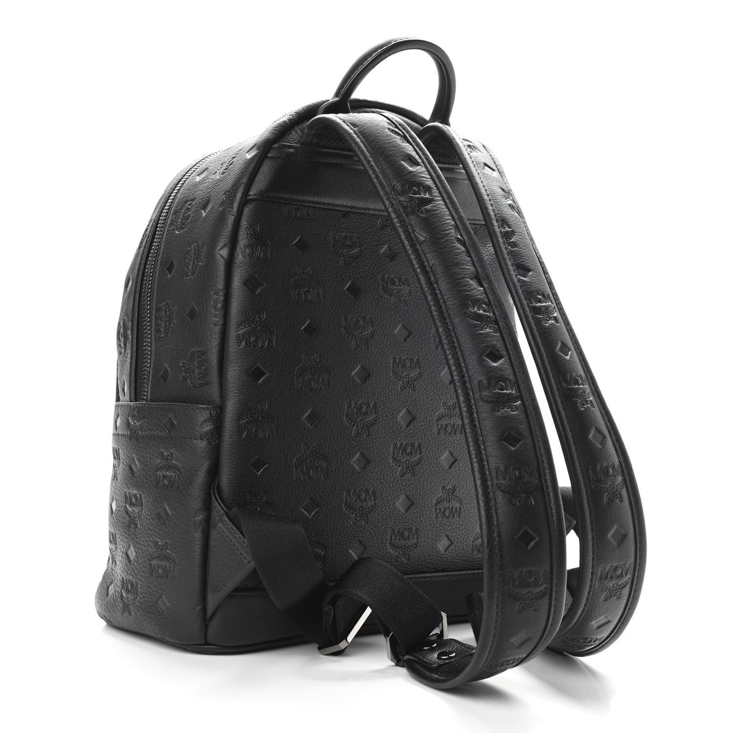 Calfskin Ottomar Small Stark Backpack Black
