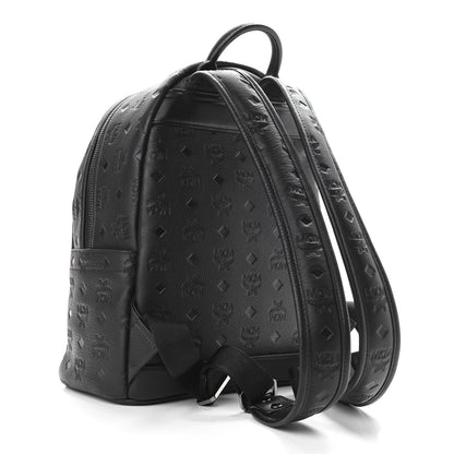 MCM Calfskin Ottomar Small Stark Backpack Black 3 of 9