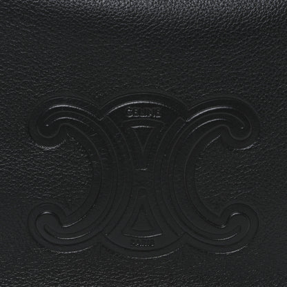 Celine Supple Calfskin Cuir Triomphe Small Heloise Shoulder Bag Black 6 of 11