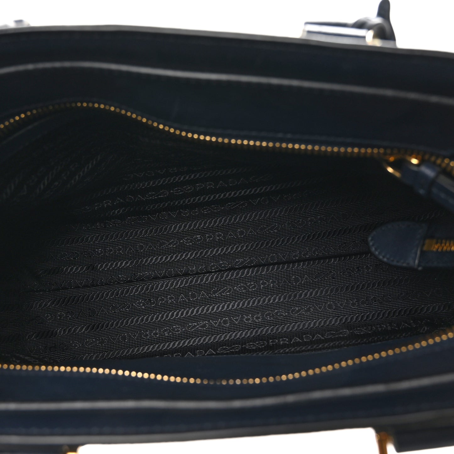 Saffiano Soft Calfskin Small Zippered Tote Baltico