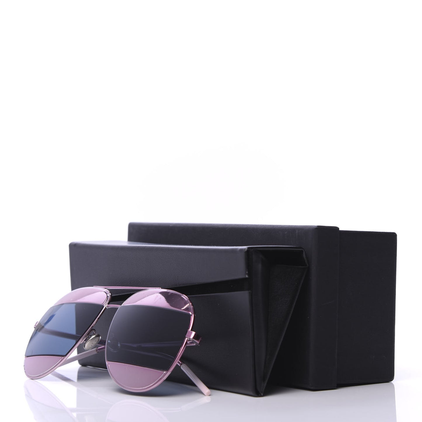 Split 1 Aviator Sunglasses Pink Blue