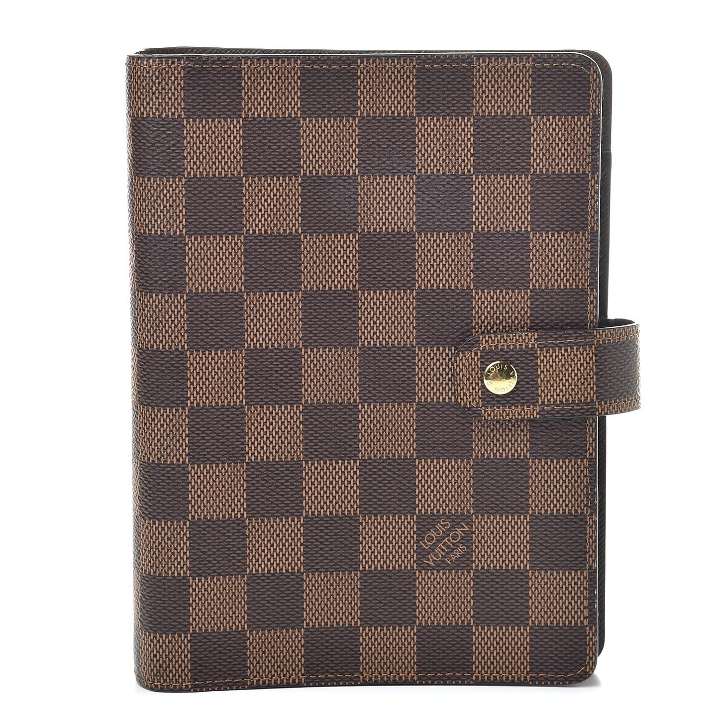 Damier Ebene Medium Ring Agenda Cover