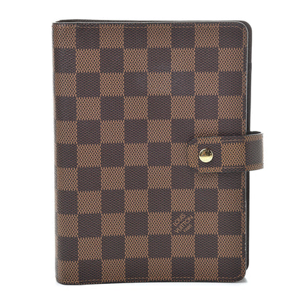 Louis Vuitton Damier Ebene Medium Ring Agenda Cover 1 of 8