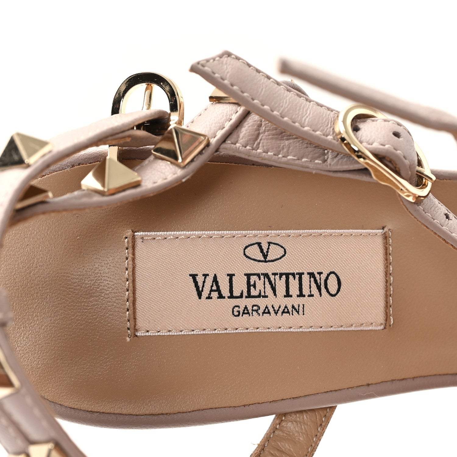 Valentino Garavani Patent Nappa Rockstud Ankle Strap 65mm Pumps 37 Black Poudre 8 of 9