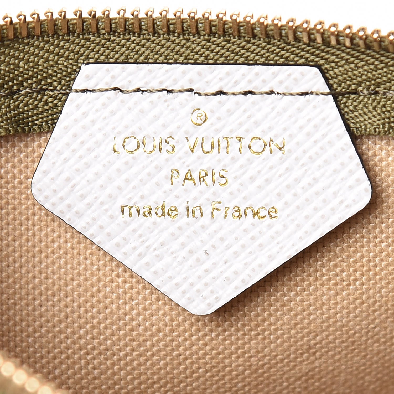 Louis Vuitton Monogram Giant Micro Pochette Accessories Kaki White 6 of 8