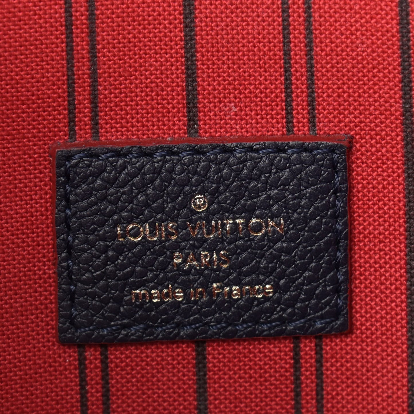 Empreinte Pochette Metis Marine Rouge
