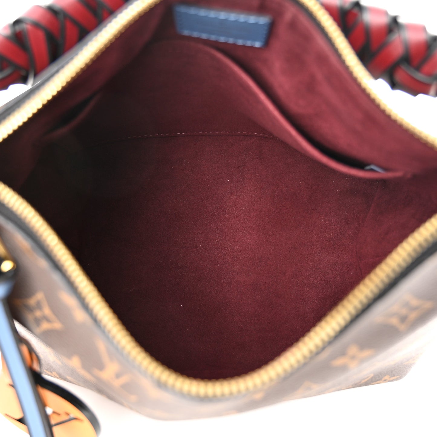 Monogram Beaubourg Hobo Mini Bordeaux Red Peach Safran