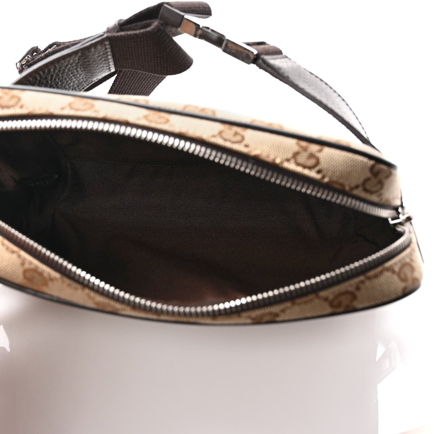 Gucci Monogram Belt Bag Dark Brown 5 of 9