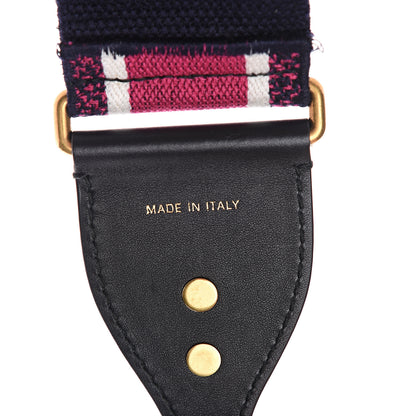 Christian Dior Canvas Embroidered Shoulder Strap Multicolor 3 of 5