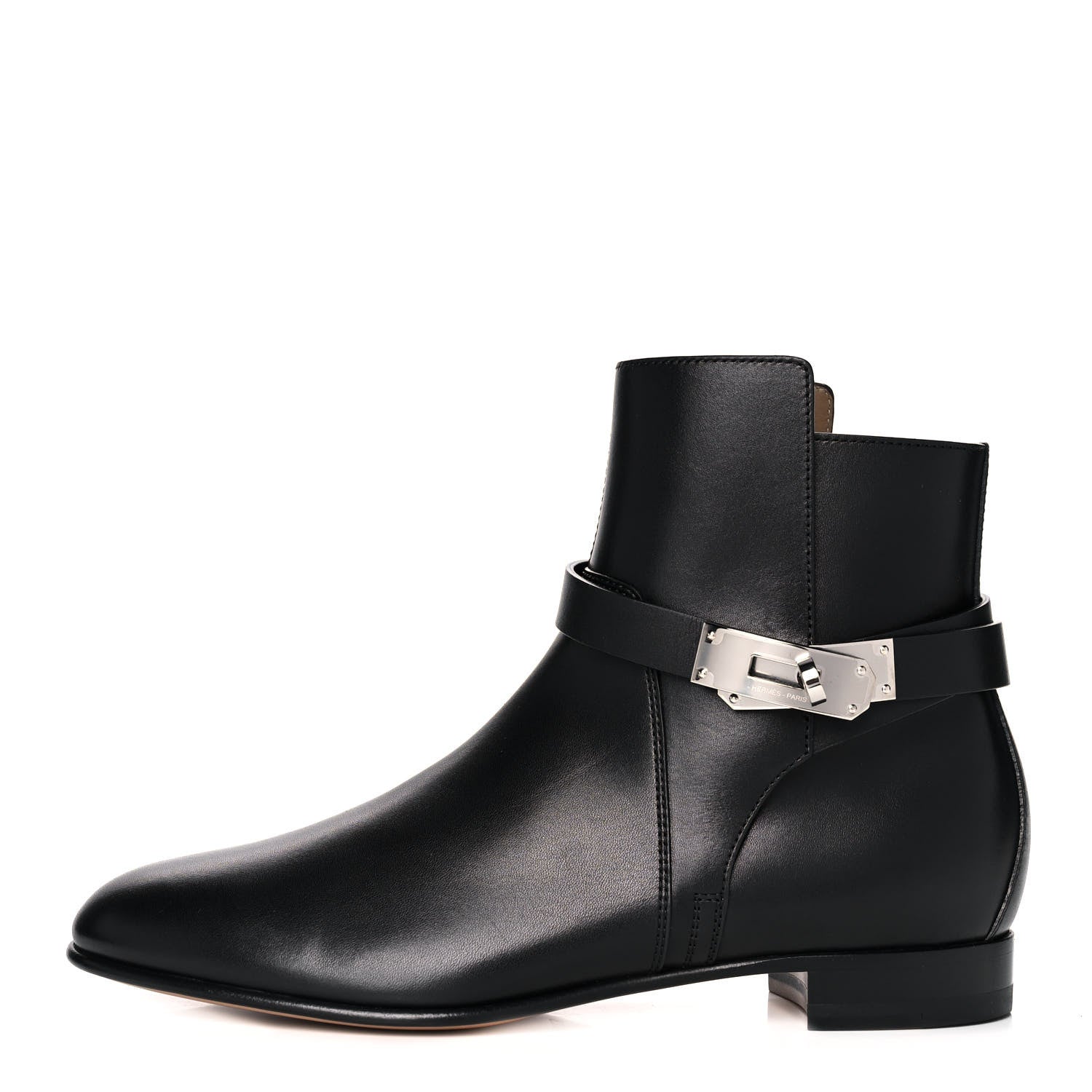 Hermes Calfskin Neo Low Boots 37 Black 1 of 10