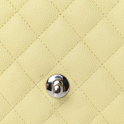 Chanel Caviar Quilted Mini Rectangular Flap Light Yellow 15 of 18