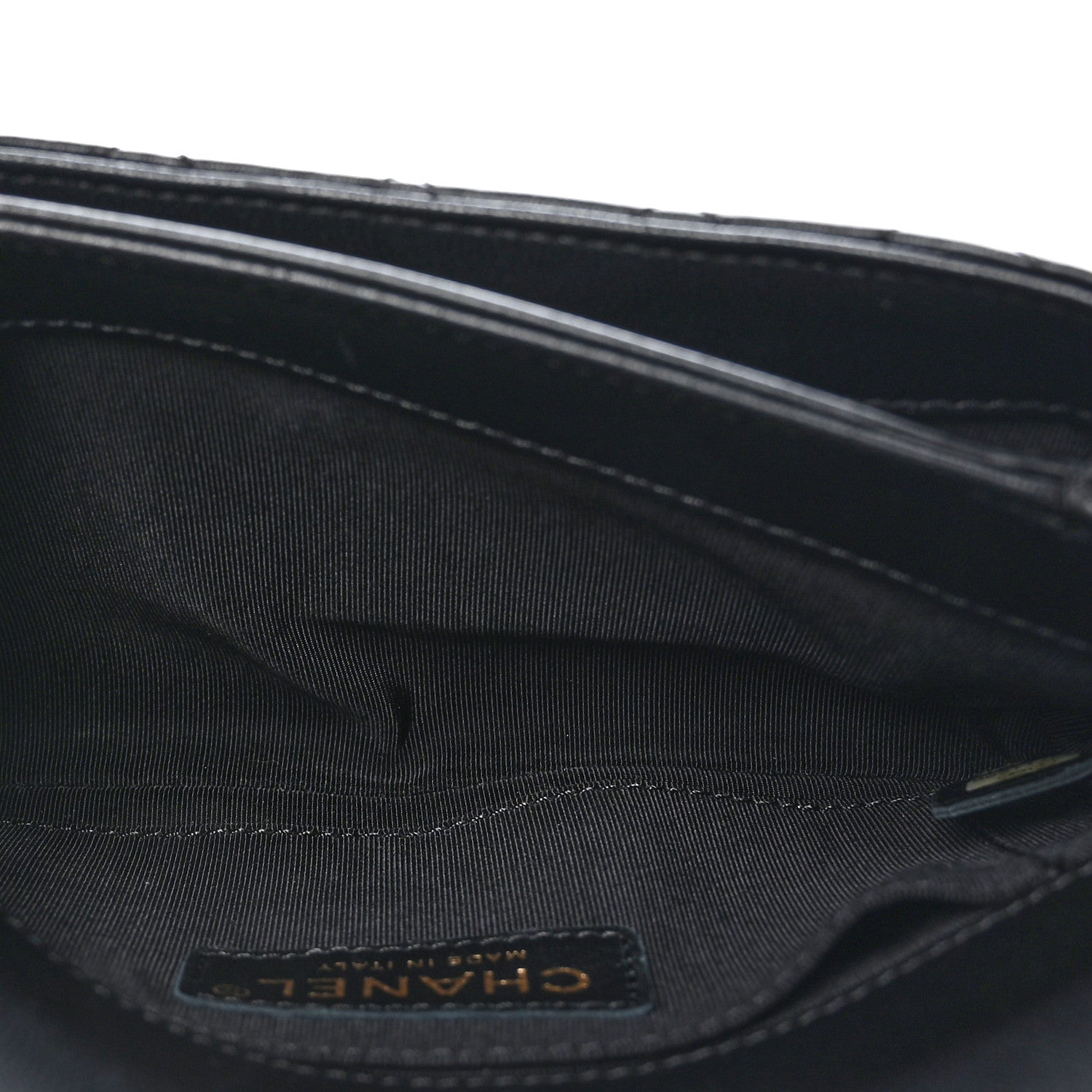 Chanel Lambskin Quilted CC Unchained Crossbody Black 5 of 13