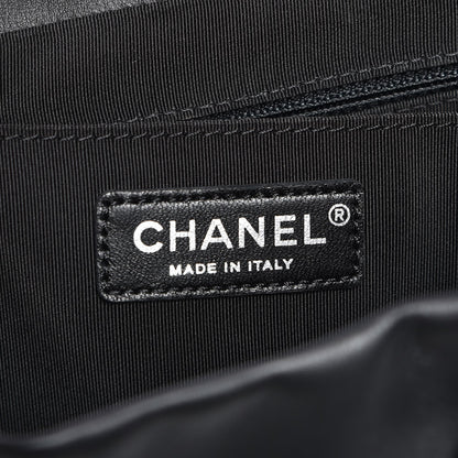 Chanel Calfskin Chevron Quilted Large Urban Spirit Backpack Black 6 of 8