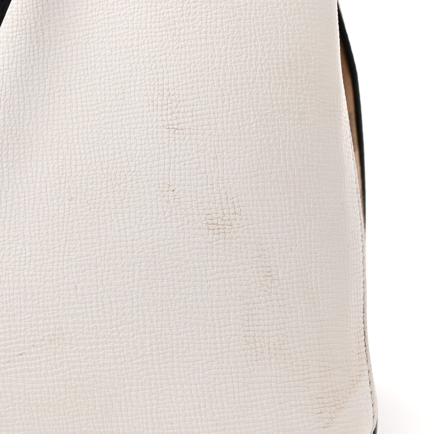 Burberry Derby Calfskin House Check Medium Bi-Color Banner Tote Natural Black 13 of 15
