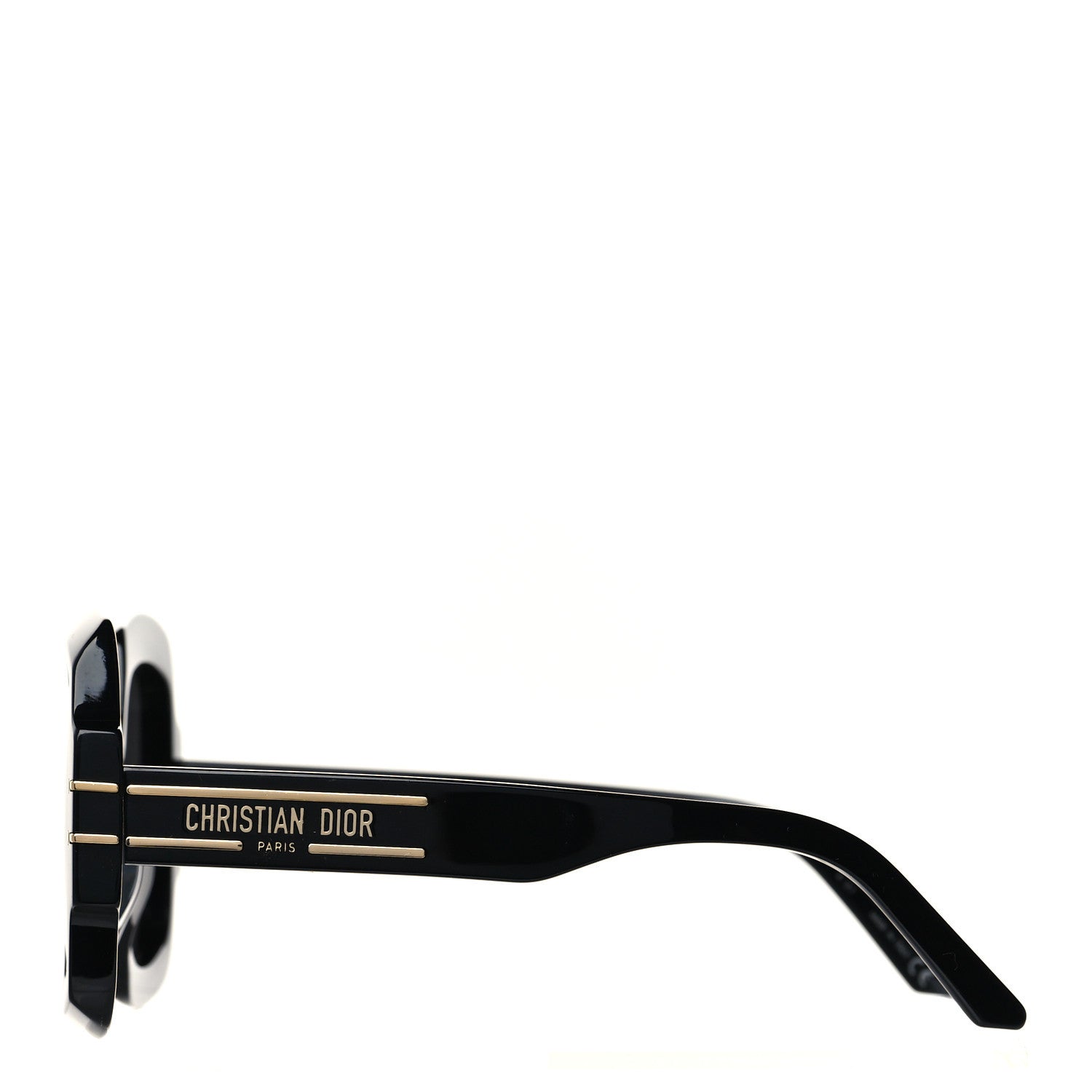 Christian Dior Acetate Diorsignature S1U Square Sunglasses Black 2 of 6
