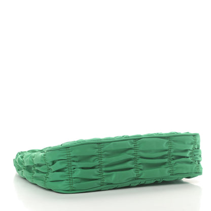 Prada Tessuto Nylon Gaufre Shoulder Bag Menta 4 of 11
