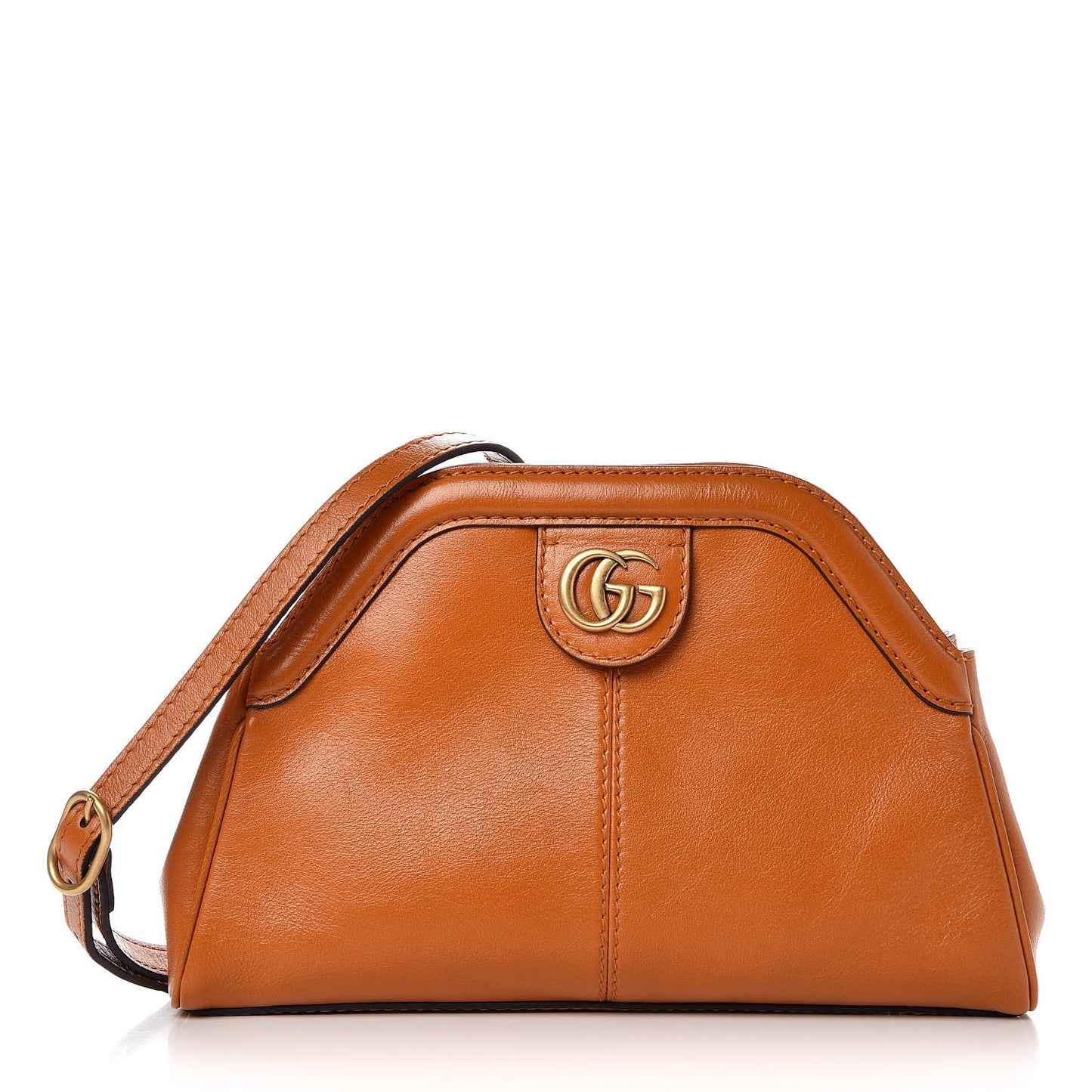 Calfskin Small Re(Belle) Crossbody Bag Brown