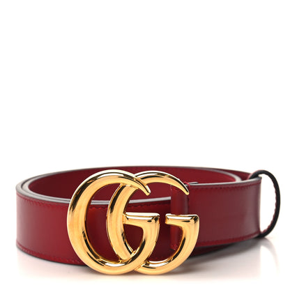 Gucci Plutone Calfskin Double G 30mm Belt 75 30 Rosso 1 of 5
