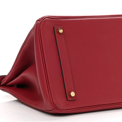 Hermes Togo Birkin 35 Rouge Grenat 9 of 10
