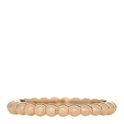 Van Cleef & Arpels 18K Yellow Gold Medium Perlee Ring 58 8.25 1 of 5
