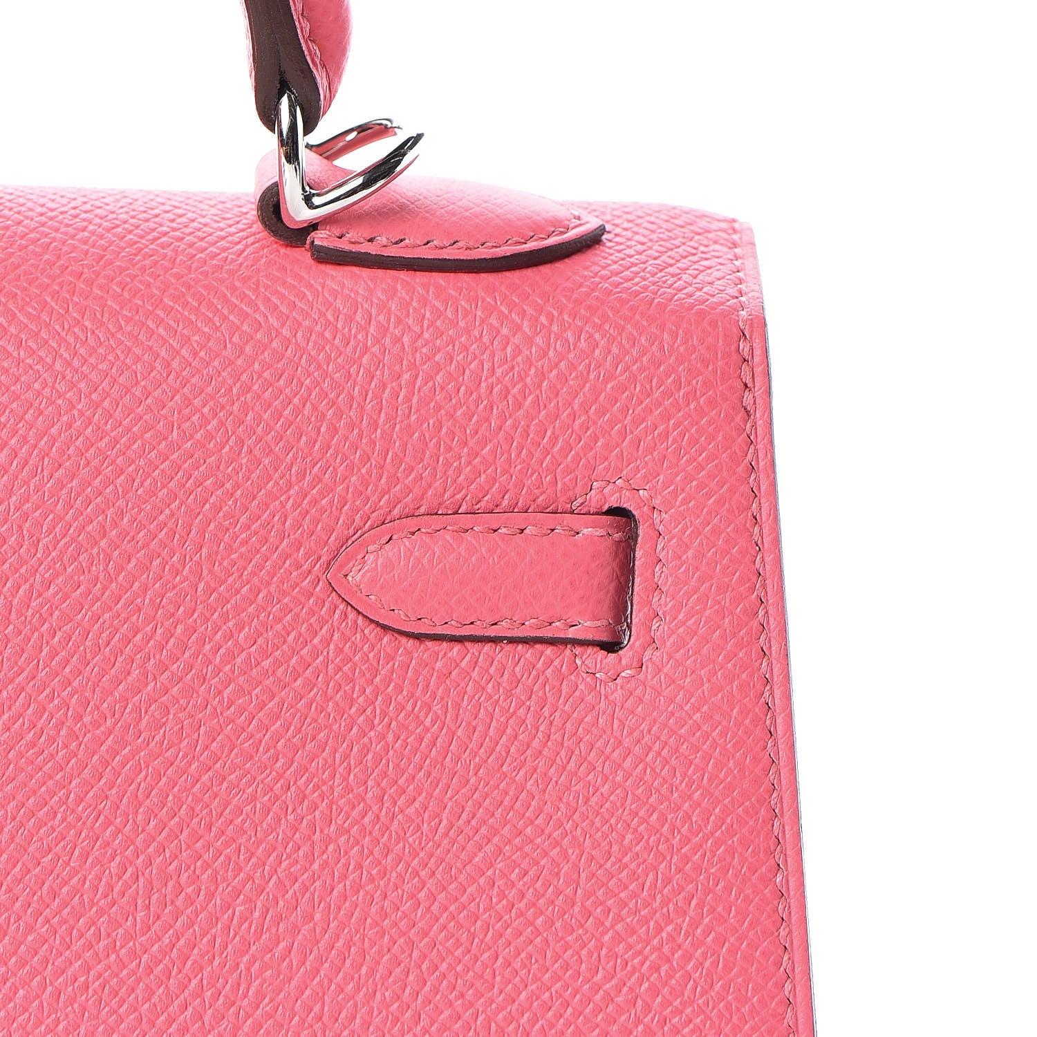 Hermes Epsom Kelly Sellier 25 Rose Lipstick 12 of 34