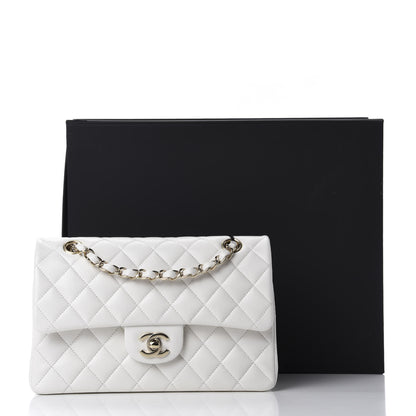 Chanel Caviar Quilted Small Double Flap White 11 of 11