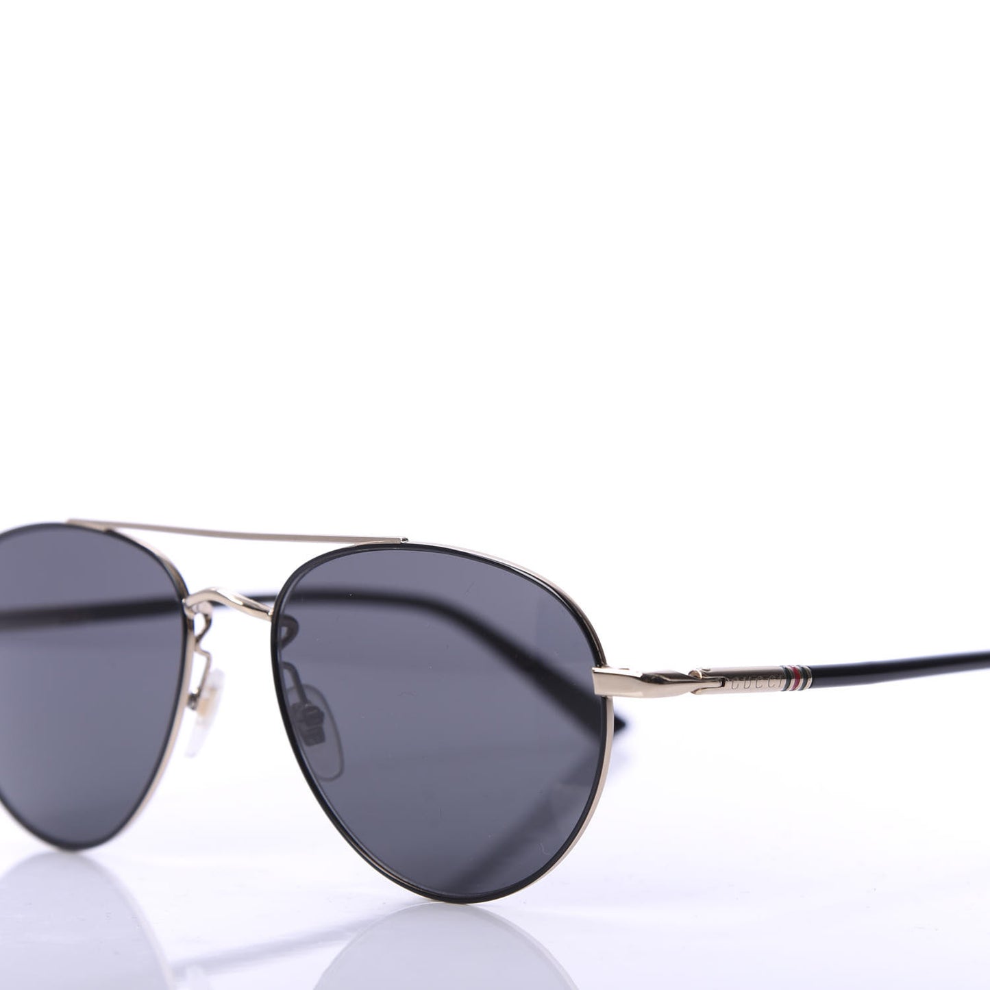 Metal Aviator Web Sunglasses GG0388S Black