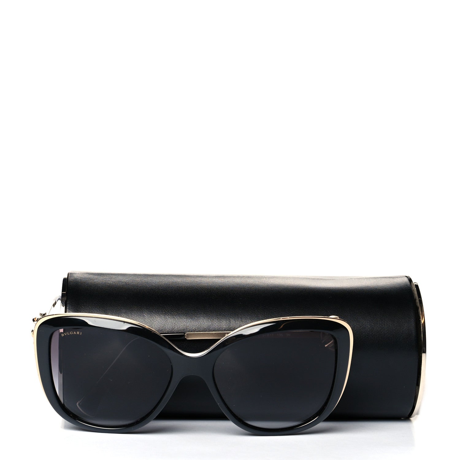 Bulgari Crystal Flower Sunglasses 6094-B Black 8 of 8