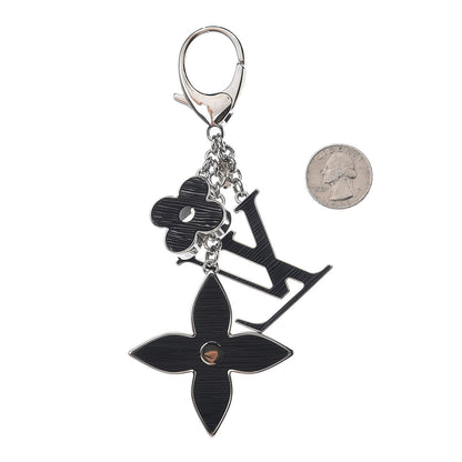 Louis Vuitton Electric Epi Fleur d'Epi Bag Charm Black 2 of 3