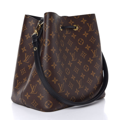 Louis Vuitton Monogram Neonoe MM Black 3 of 8