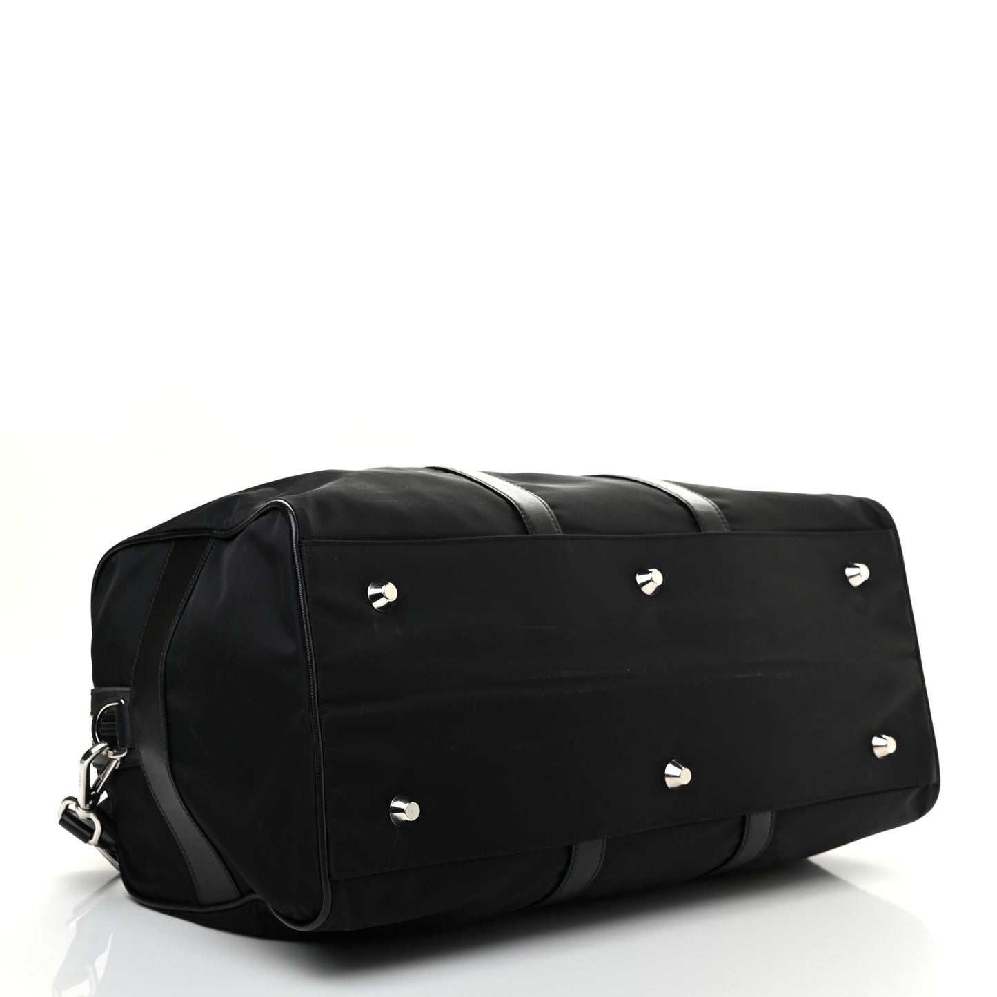 Tessuto Nylon Saffiano Duffle Black