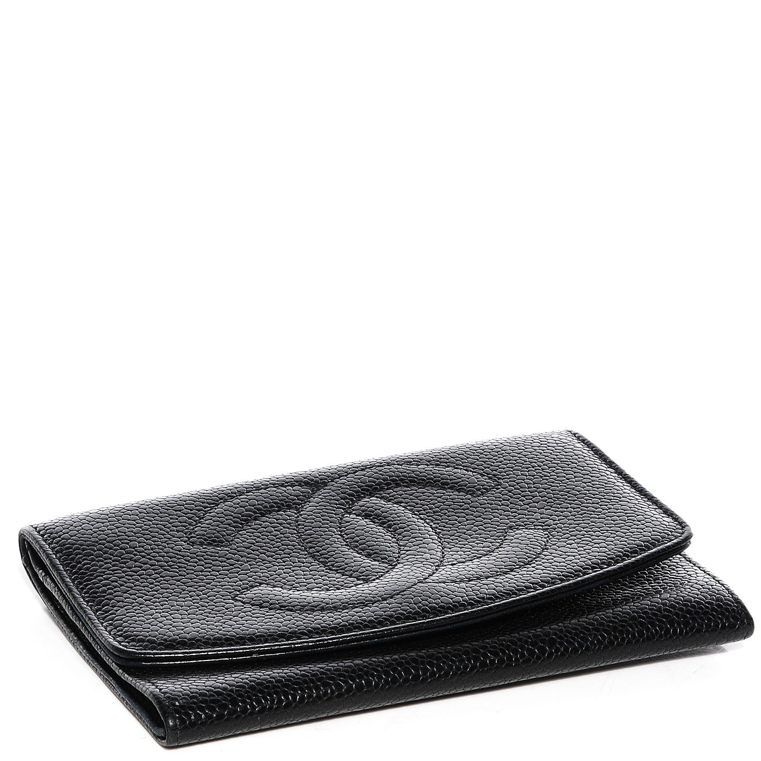 Chanel Caviar Timeless CC Card Holder Wallet Black 4 of 8